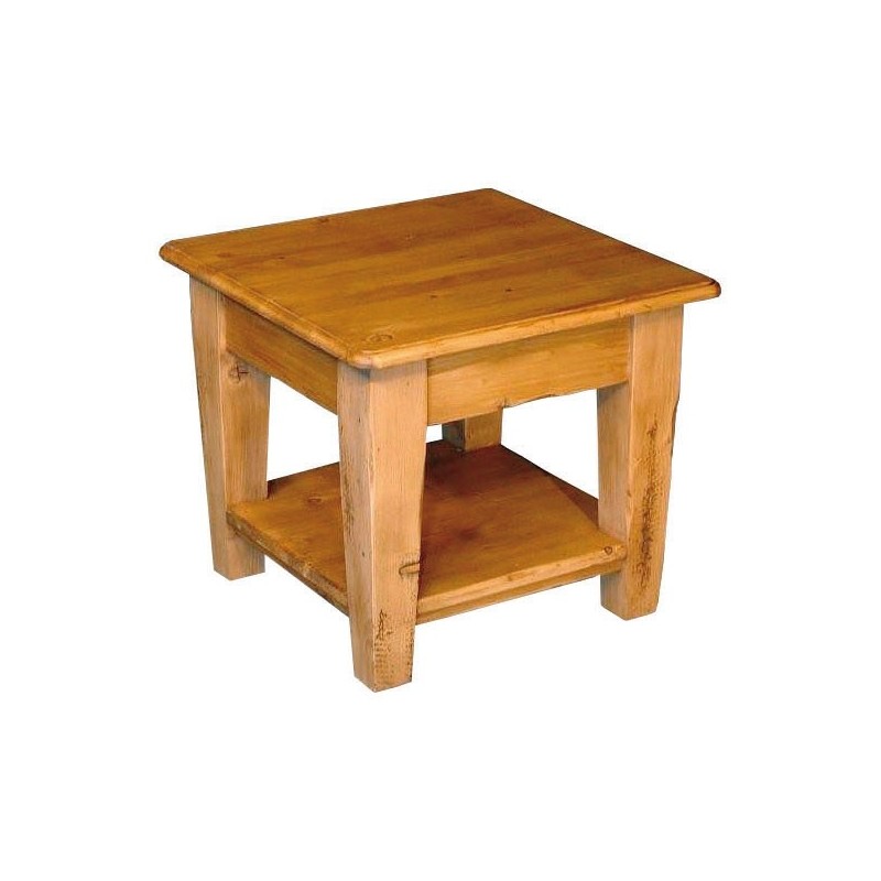Table de salon carrée 60 cm Table de salon double plateaux