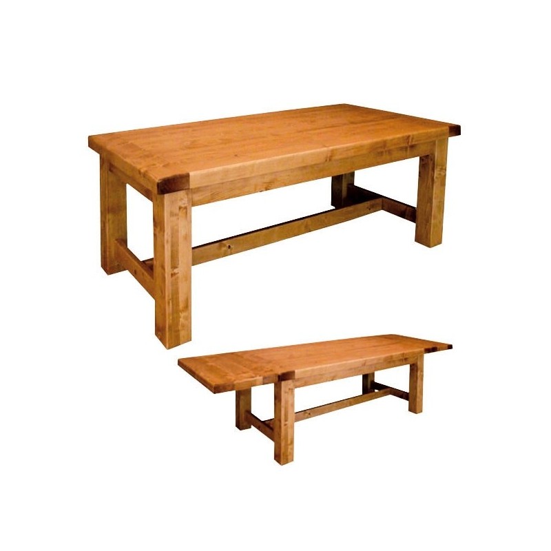 Table de ferme 200 x 100 cm