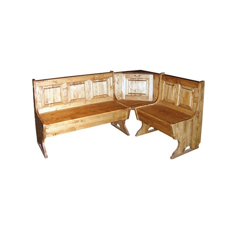 Banc D Angle Reversible Epicea Massif Meuble De Cuisine