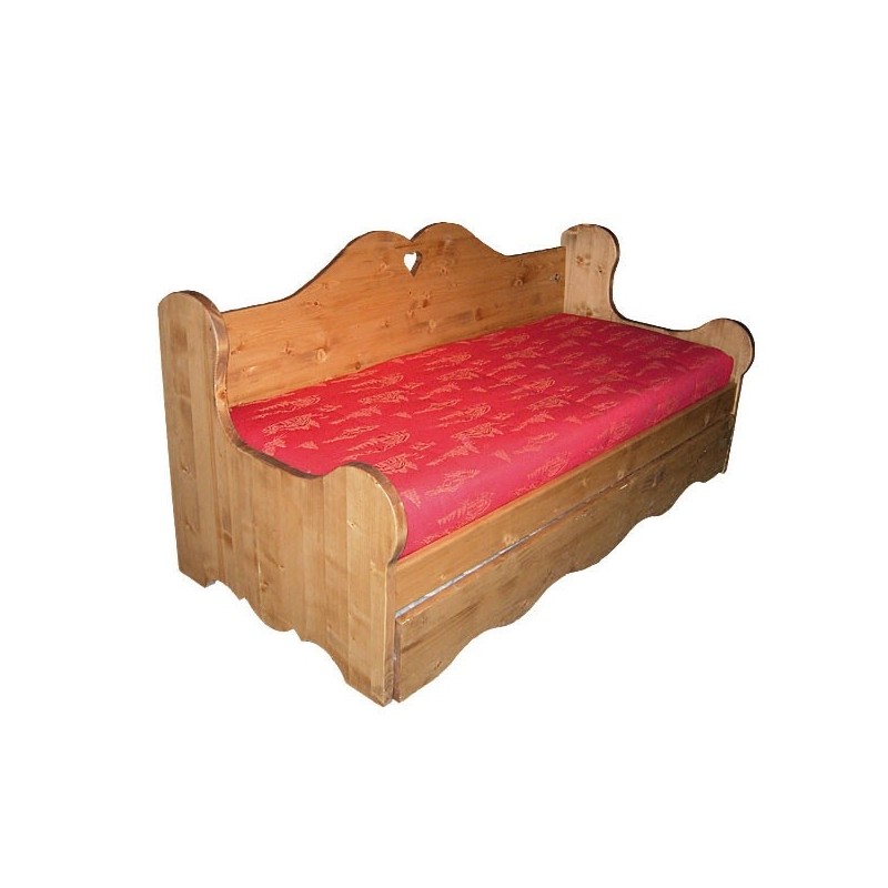 Banquette pour couchage gigogne