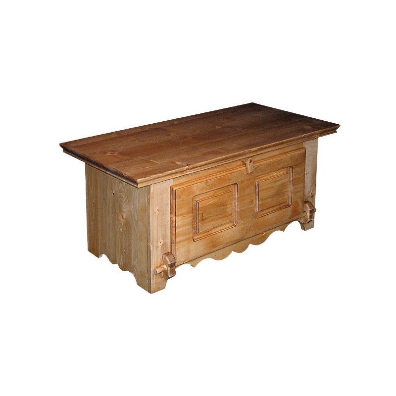 Table basse coffre à abattant