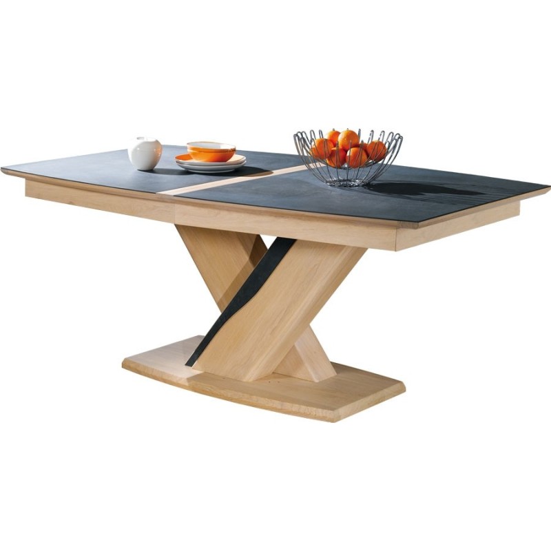 Tisch Fass Keramikplatte Table tonneau plateau céramique