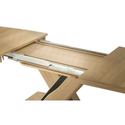 Table tonneau plateau bois