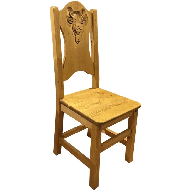 Chaise tête de vache Table