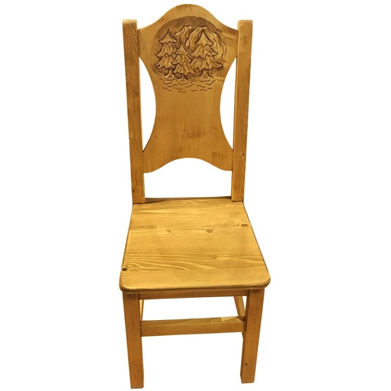 Chaise sapin Chaise tête de vache