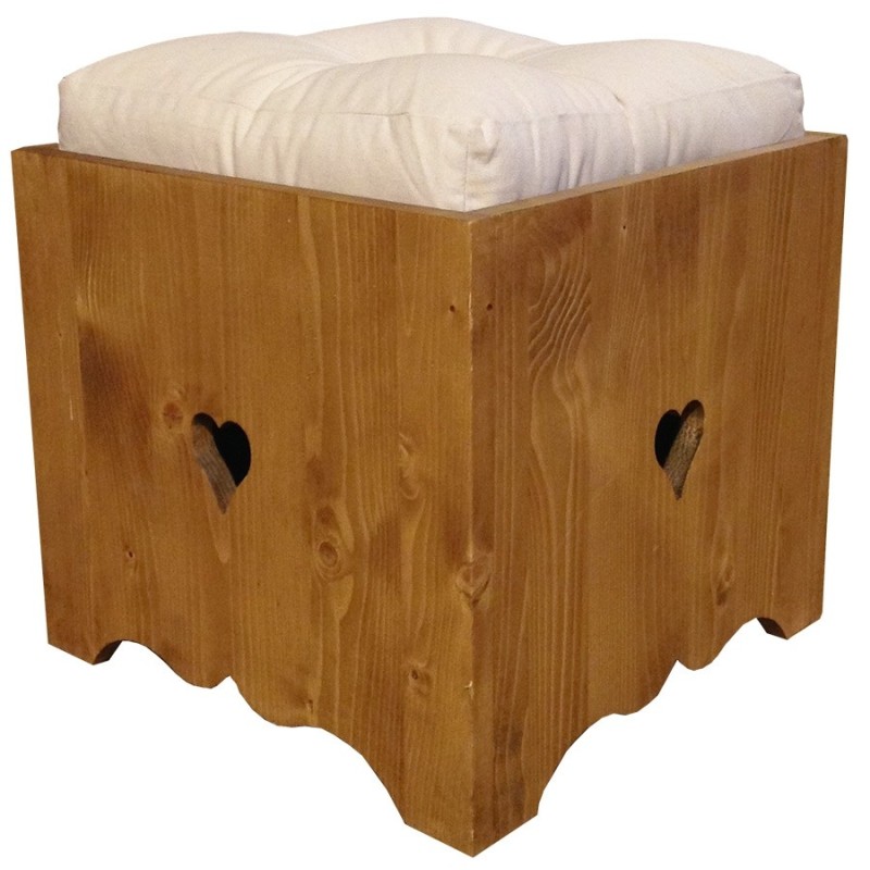 Pouf coeur Pouf coeur avec coussin