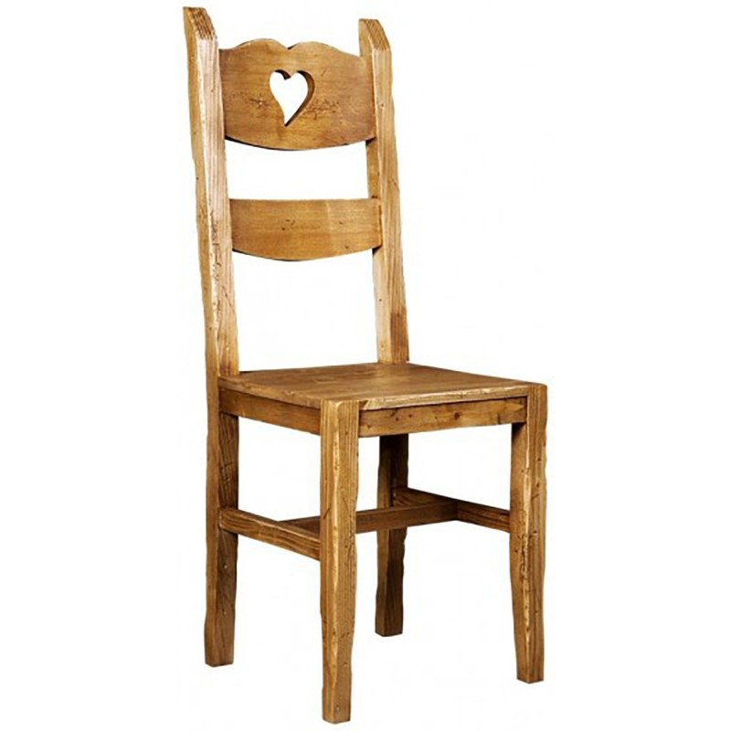 Chaise Bérangère Chaise en bois cœur