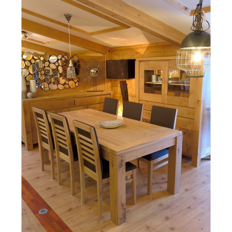 Table en chêne 200x100cm table en chene