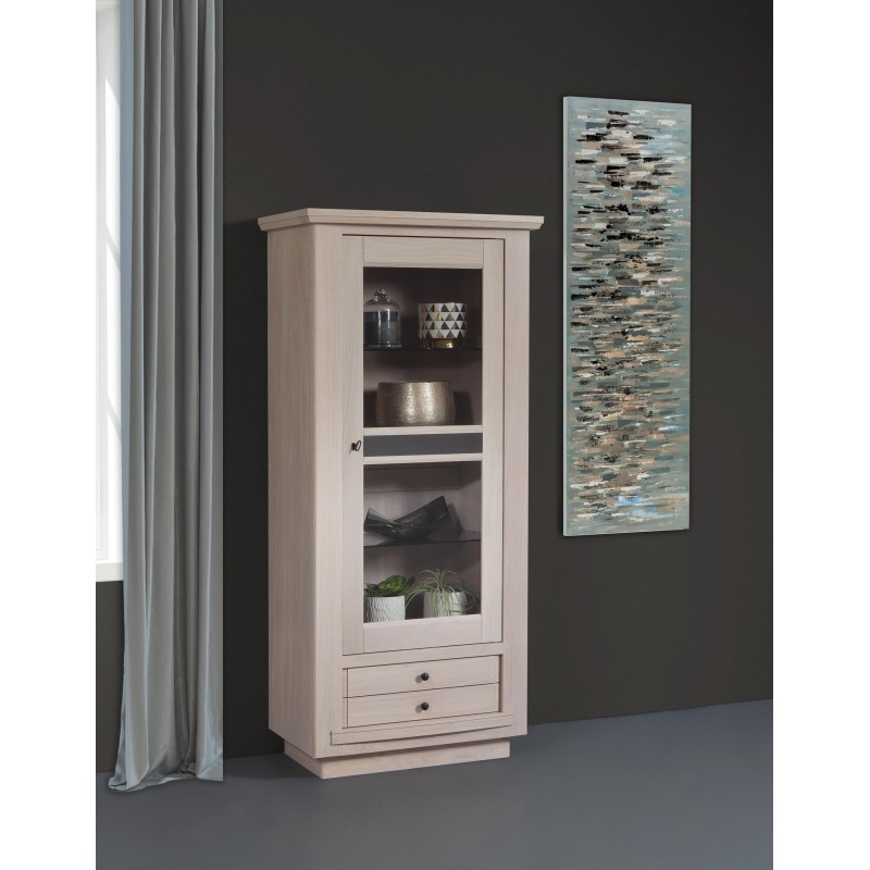 Vitrinne bois et céramique vitrine belem